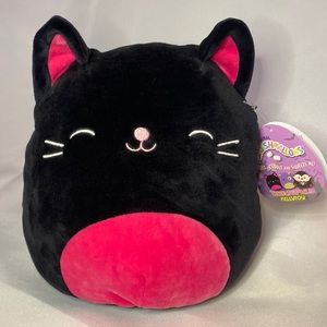 NWT  8” Catarina Squishmallow Black Cat